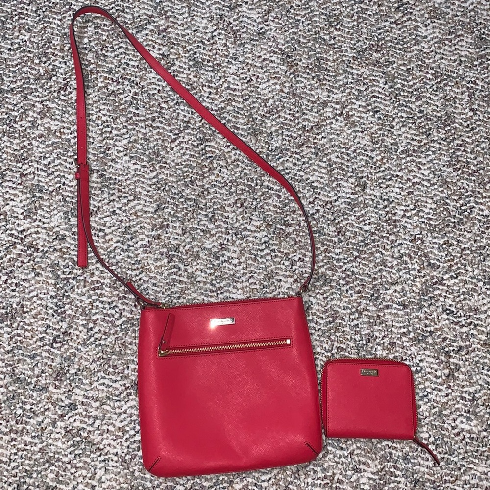 Kate spade cross body bag and wallet
